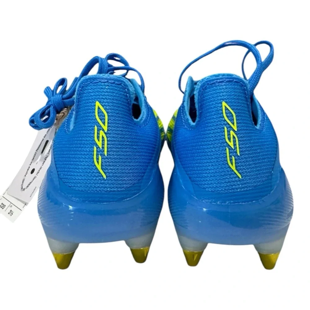 Adidas F50 Elite SG Ice Cold Precision Lucid Blue Yellow JQ1465 Men Size 11.5